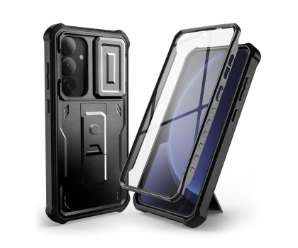 Etui / obudowa na smartfona Tech-Protect Kevlar Cam+ do Samsung Galaxy S25 Black